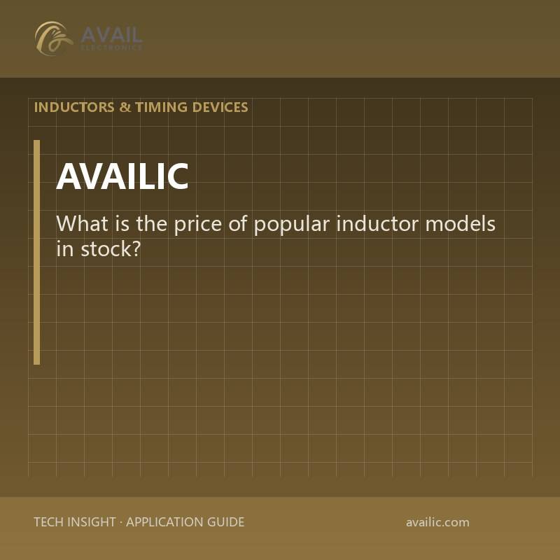 What is the price of popular inductor models in stock?