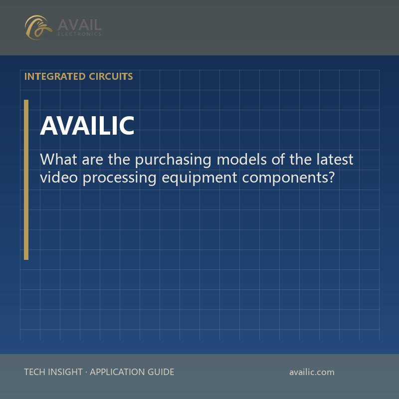 What are the purchasing models of the latest video processing equipment components?