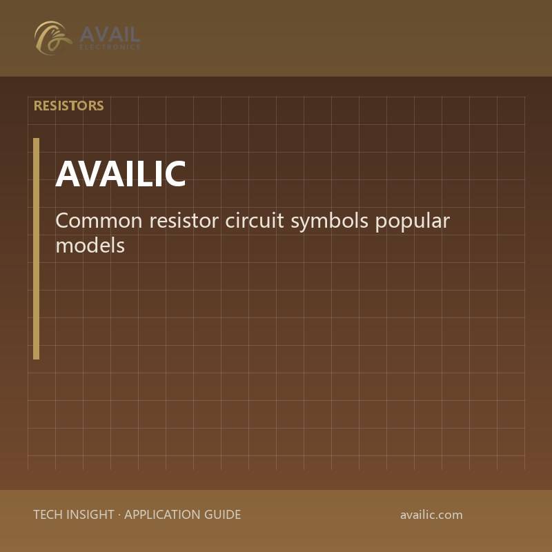 Common resistor circuit symbols popular models