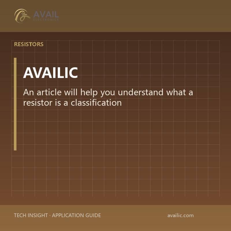 An article will help you understand what a resistor is a classification