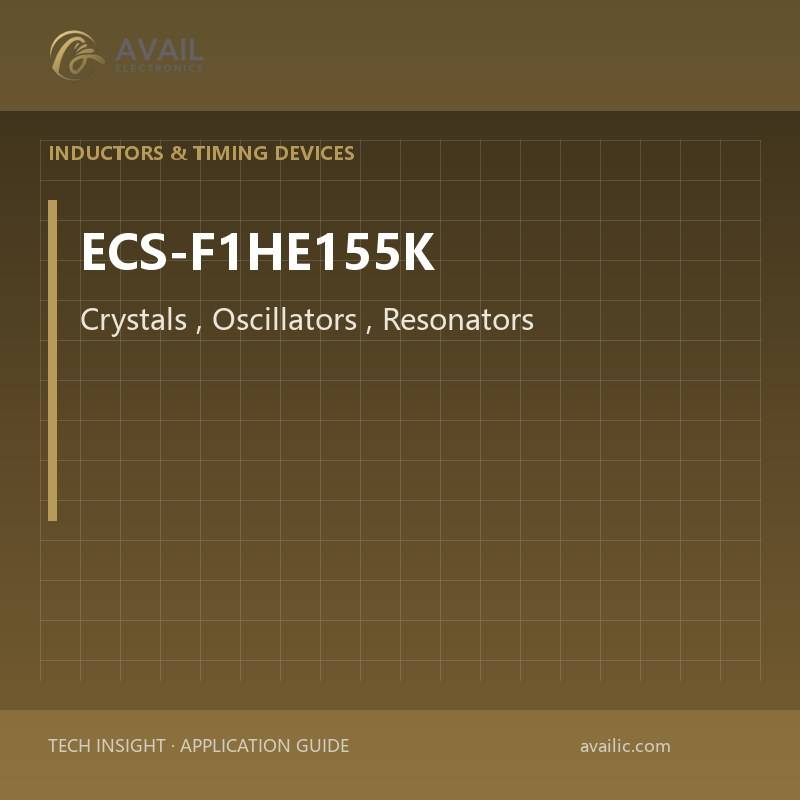 Application Development in Crystals, Oscillators, Resonators for ECS-F1HE155K: key technologies and success stories