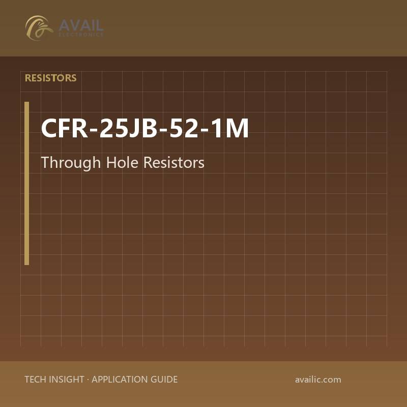 CFR-25JB-52-1M Through Hole Resistors — Through Hole Resistors.