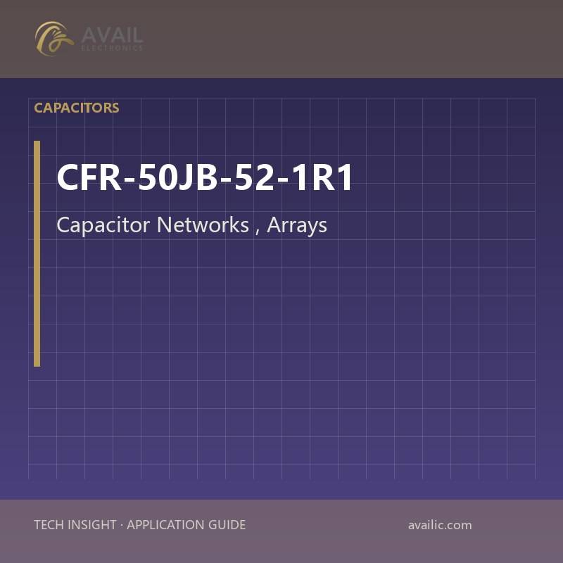 Application Development in Capacitor Networks, Arrays for CFR-50JB-52-1R1: key technologies and success stories