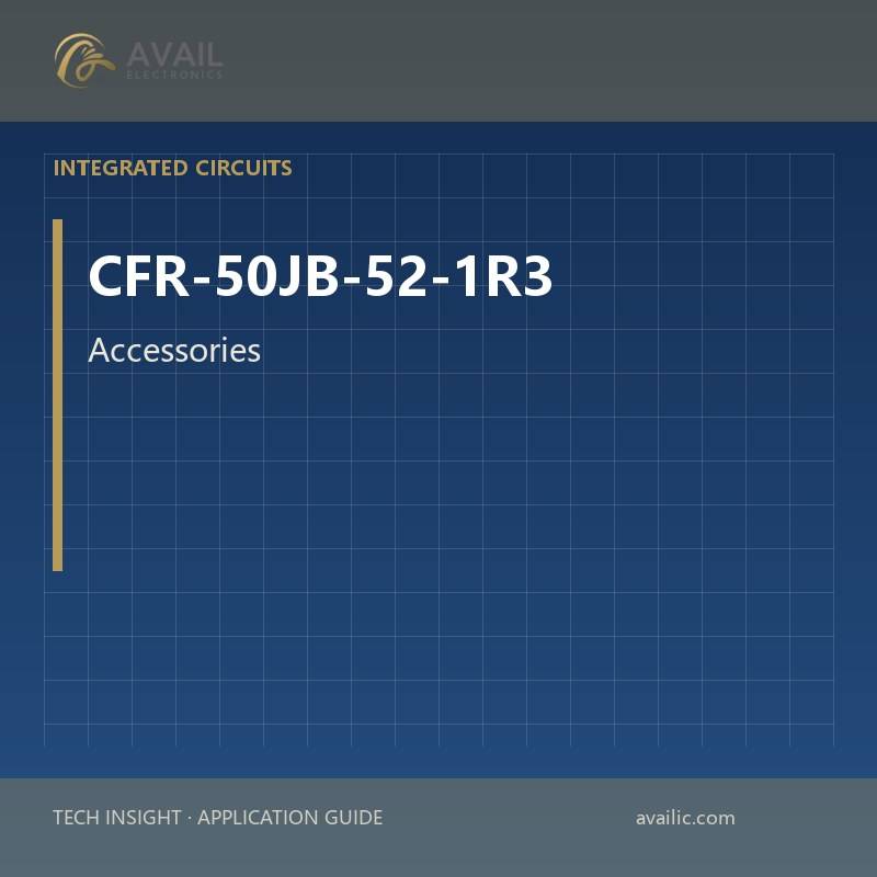 Application Development in Accessories for CFR-50JB-52-1R3: key technologies and success stories