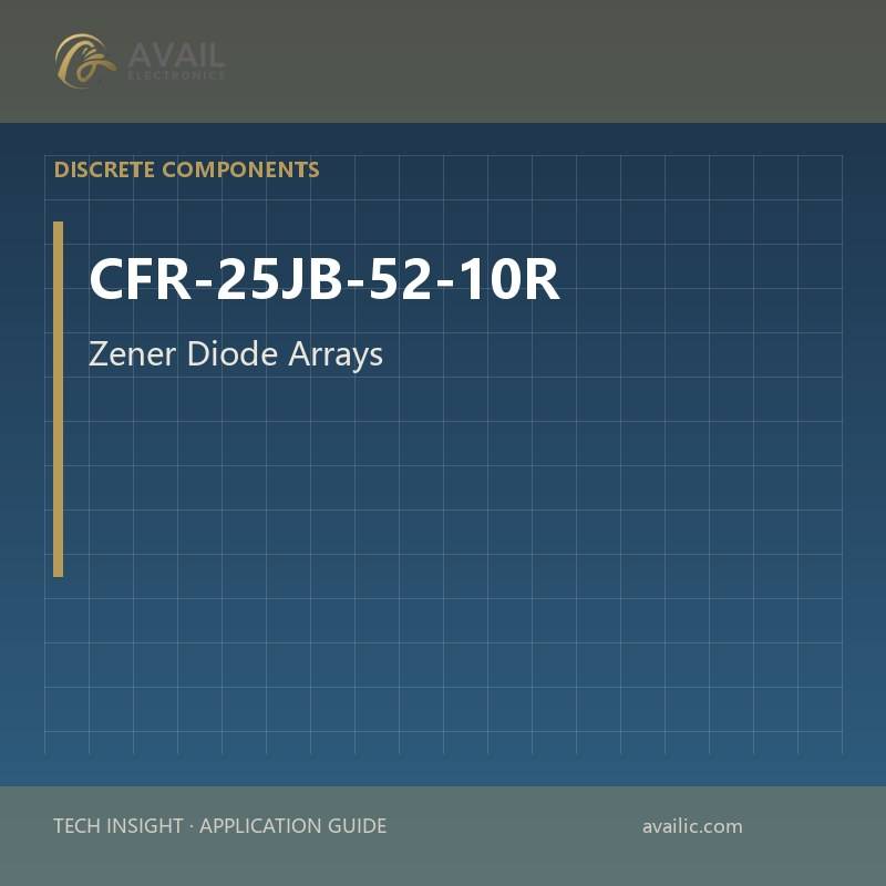 Application Development in Zener Diode Arrays for CFR-25JB-52-10R: key technologies and success stories