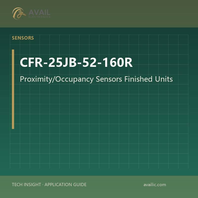 Application Development in Proximity/Occupancy Sensors Finished Units for CFR-25JB-52-160R: key technologies and success stories