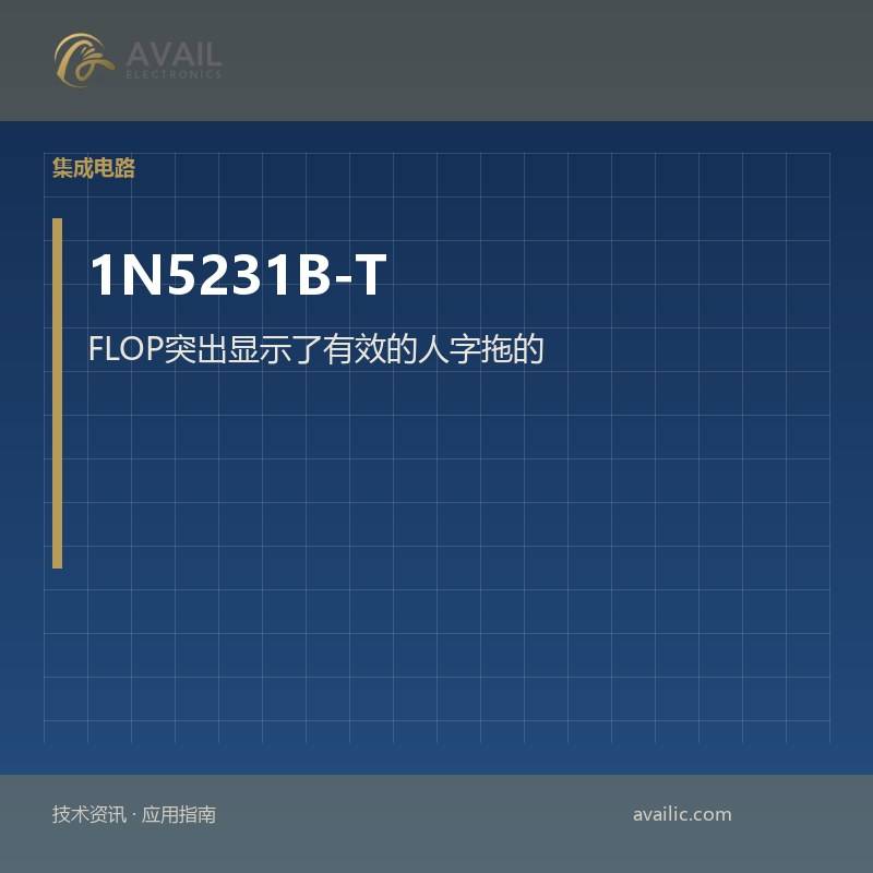 1N5231B-T FLOP突出显示了有效的人字拖的核心技术与应用案例