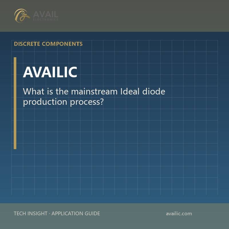 What is the mainstream Ideal diode production process?