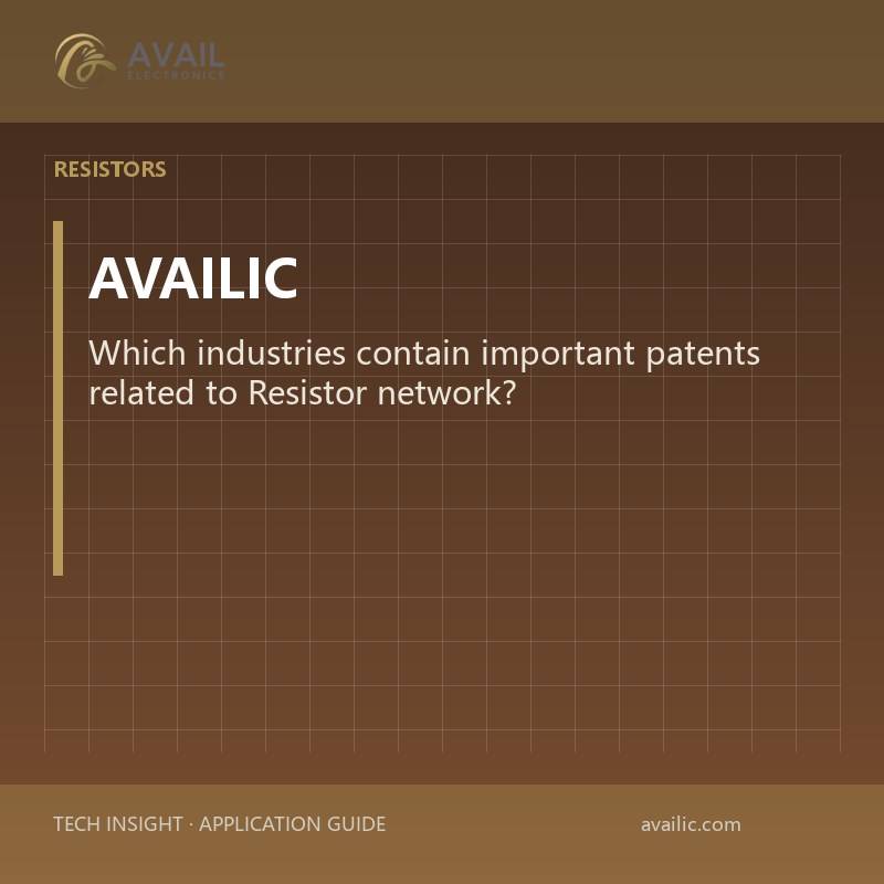 Which industries contain important patents related to Resistor network?
